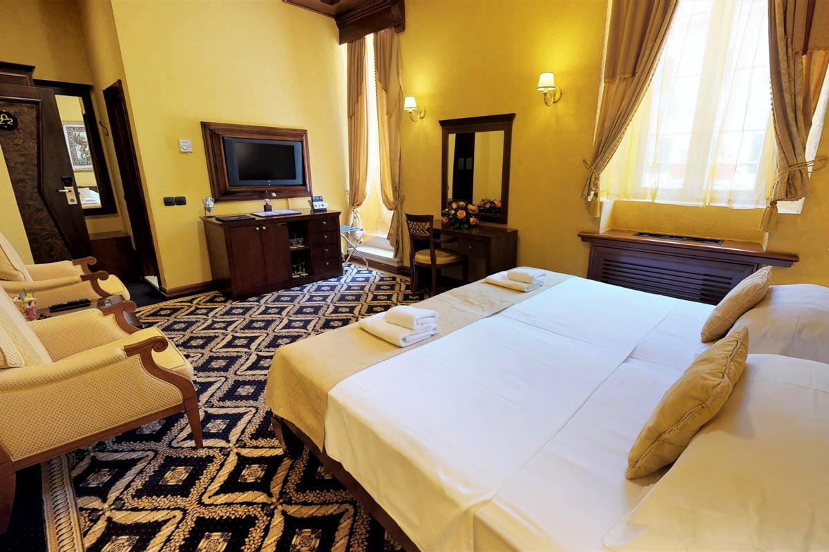 Hotel Cattaro, bedroom, 4 star hotel in Kotor, Montenegro