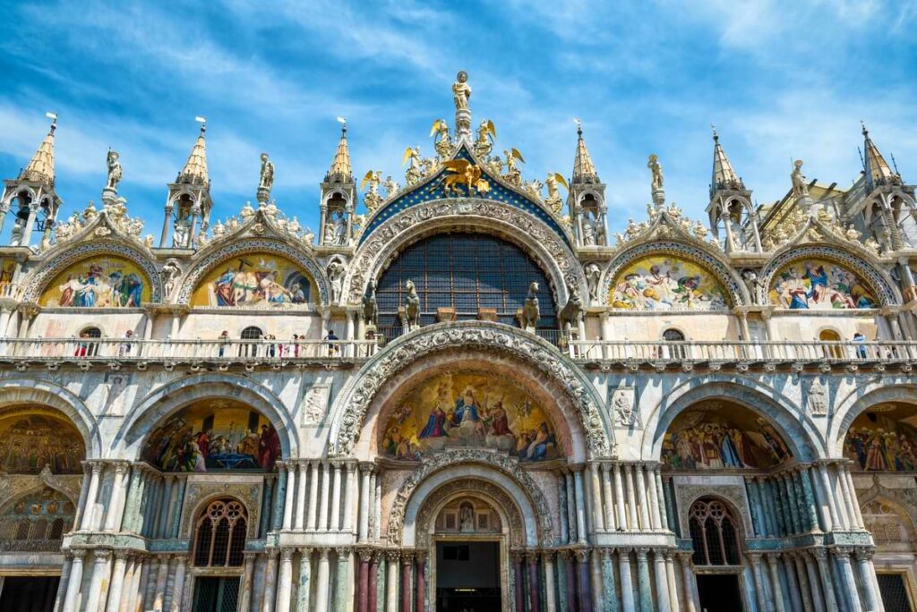 Saint Mark`s Basilica in Venice, Italy