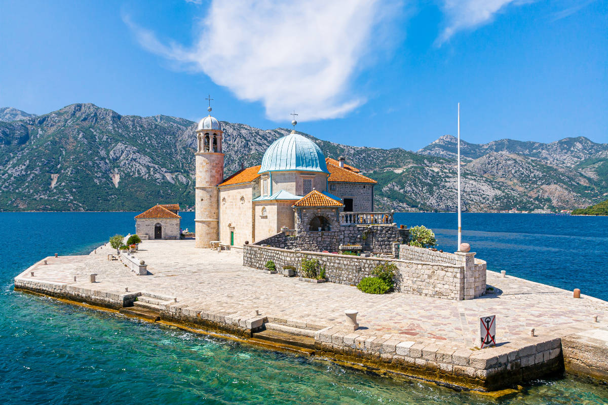 Church of Our Lady of the Rocks, Kotor Bay, Montenegro