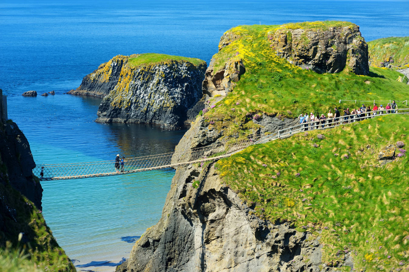The Carrick-a-Rede Rope Bridge, Northern Ireland I Historic Hotels of ...