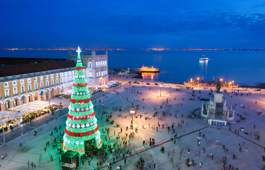 13 Magic Christmas Markets Across Europe 10 Christmas tree in Lisbon. European Christmas